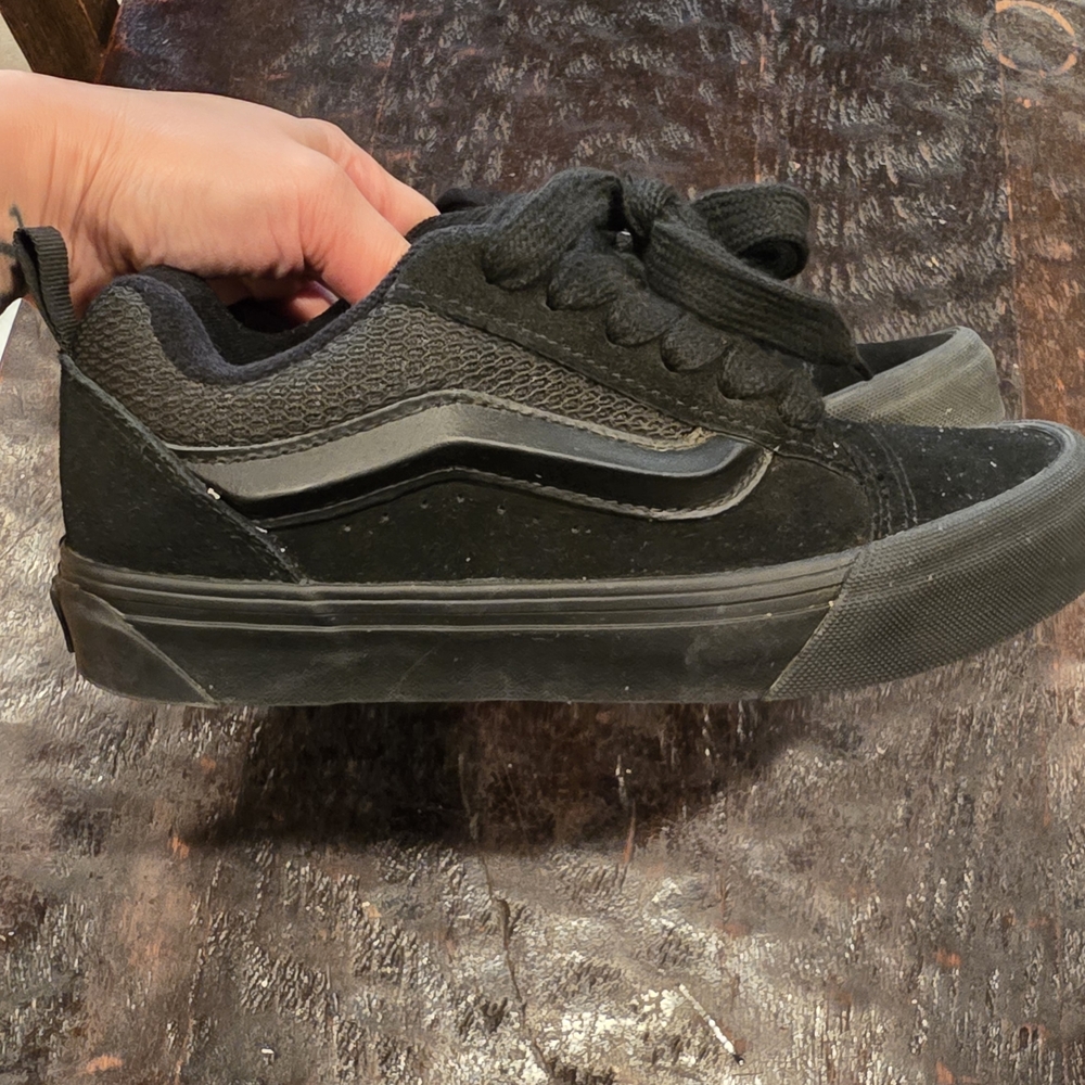 KNU Vans Black Kids Sneakers